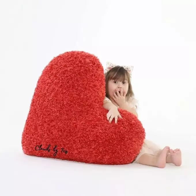 подушка сердце